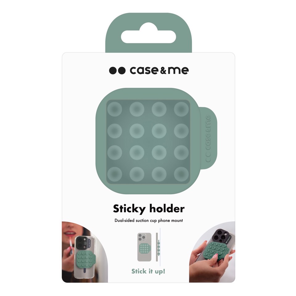 Case & Me CMSILSUCTION2 supporto per personal communication Supporto passivo Telefono cellulare/smartphone Verde