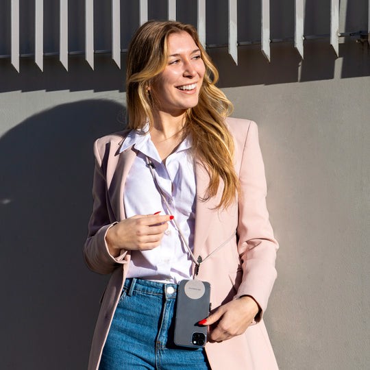 Case & Me Simply Lace - Laccio universale per smartphone con placchetta