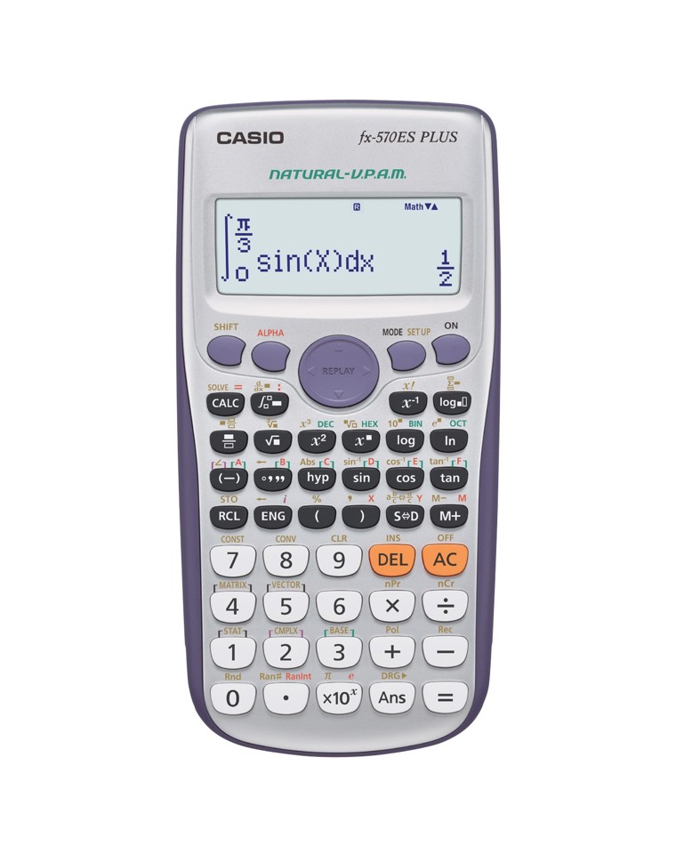 Casio FX-570ES Plus calcolatrice Desktop Calcolatrice scientifica Grigio