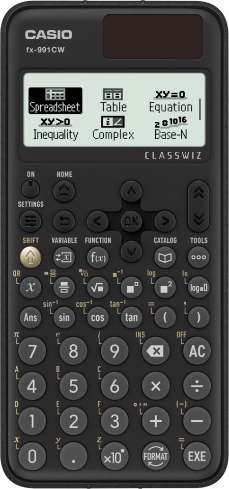 Casio FX-991CW calcolatrice Tasca Calcolatrice scientifica Nero