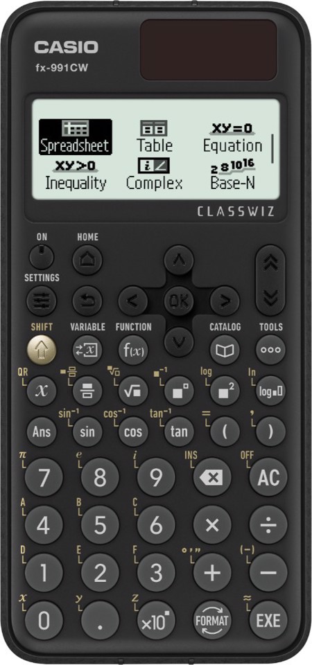 Casio FX-991CW calcolatrice Tasca Calcolatrice scientifica Nero