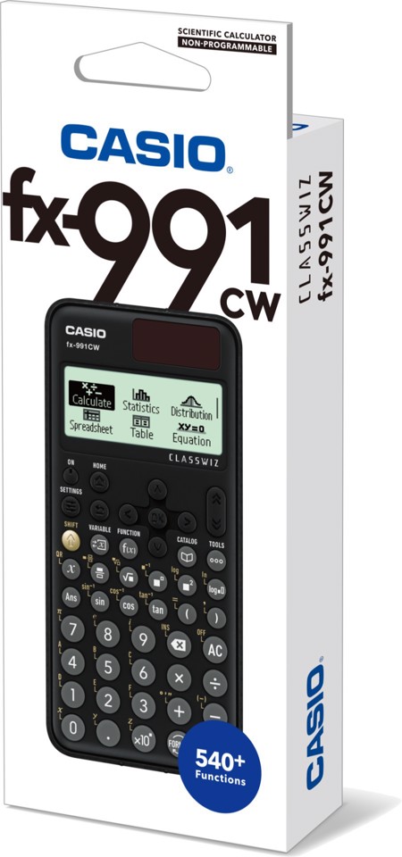 Casio FX-991CW calcolatrice Tasca Calcolatrice scientifica Nero