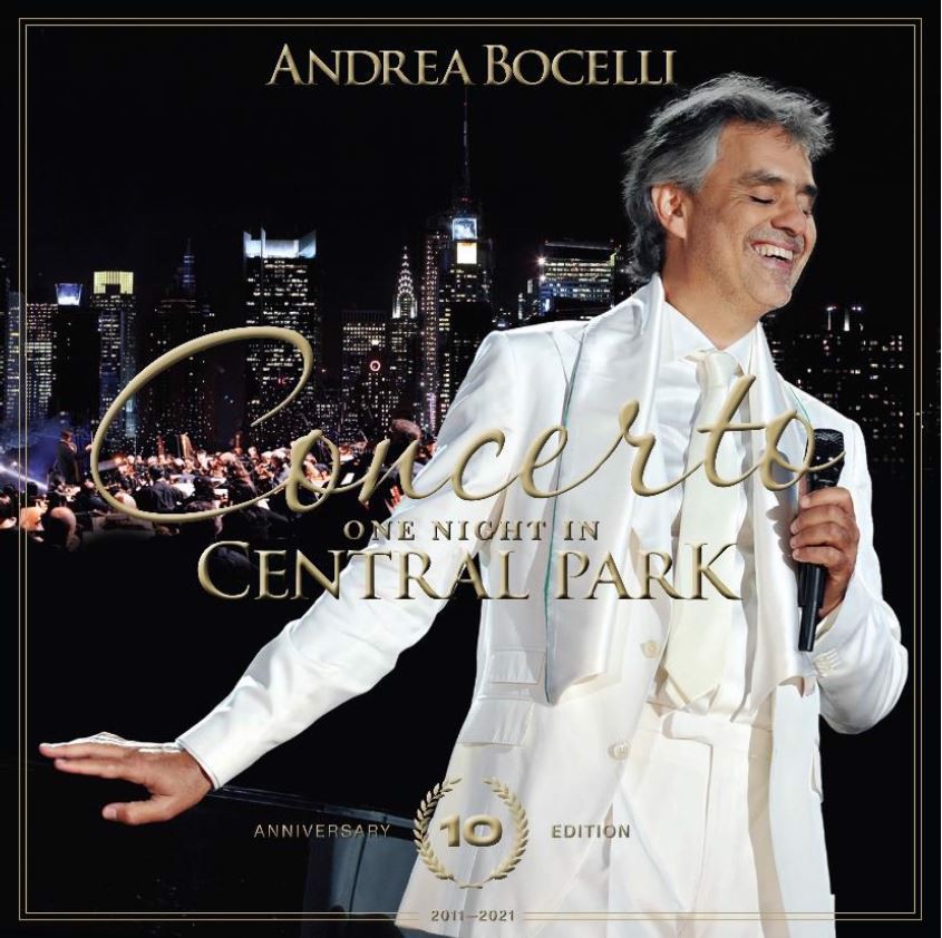 Cd Andrea Bocelli Concerto: CENTRAL PARK 10TH ANNIVERSARY