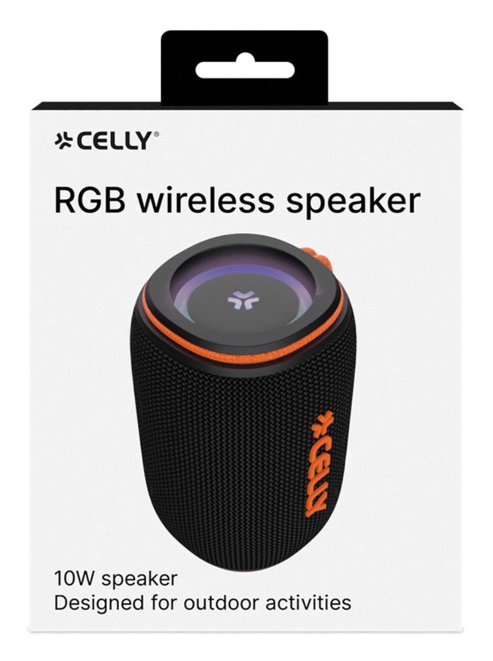Celly AURA10WOR altoparlante portatile e per feste Altoparlante portatile stereo Nero