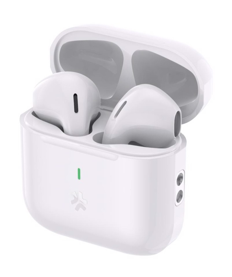 Celly COMPACT Auricolare True Wireless Stereo (TWS) In-ear Musica e Chiamate USB tipo-C Bluetooth Bianco
