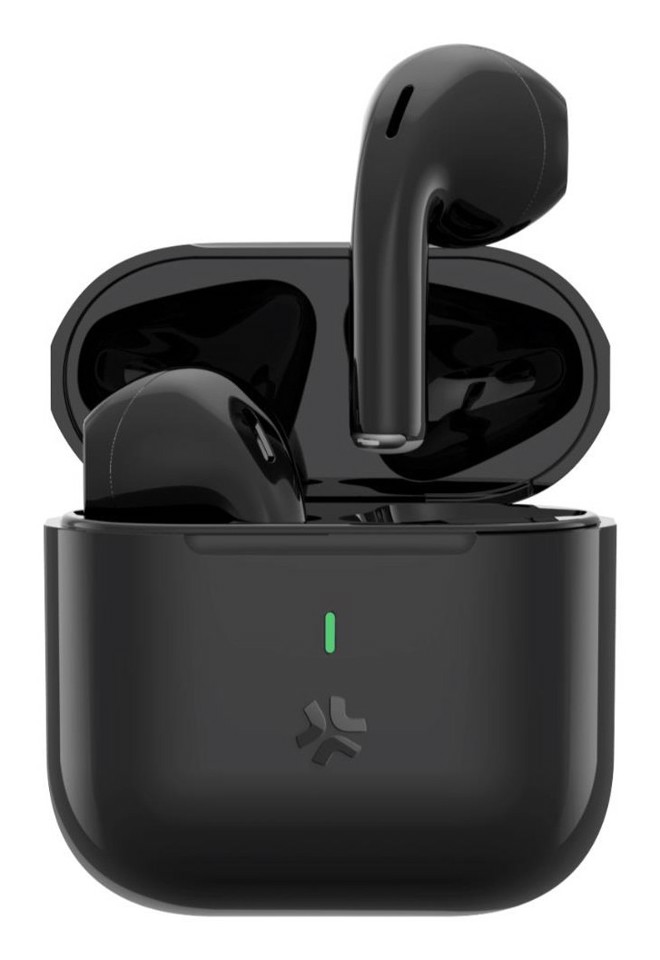 Celly COMPACTBK cuffia e auricolare Wireless In-ear Musica e Chiamate USB tipo-C Nero