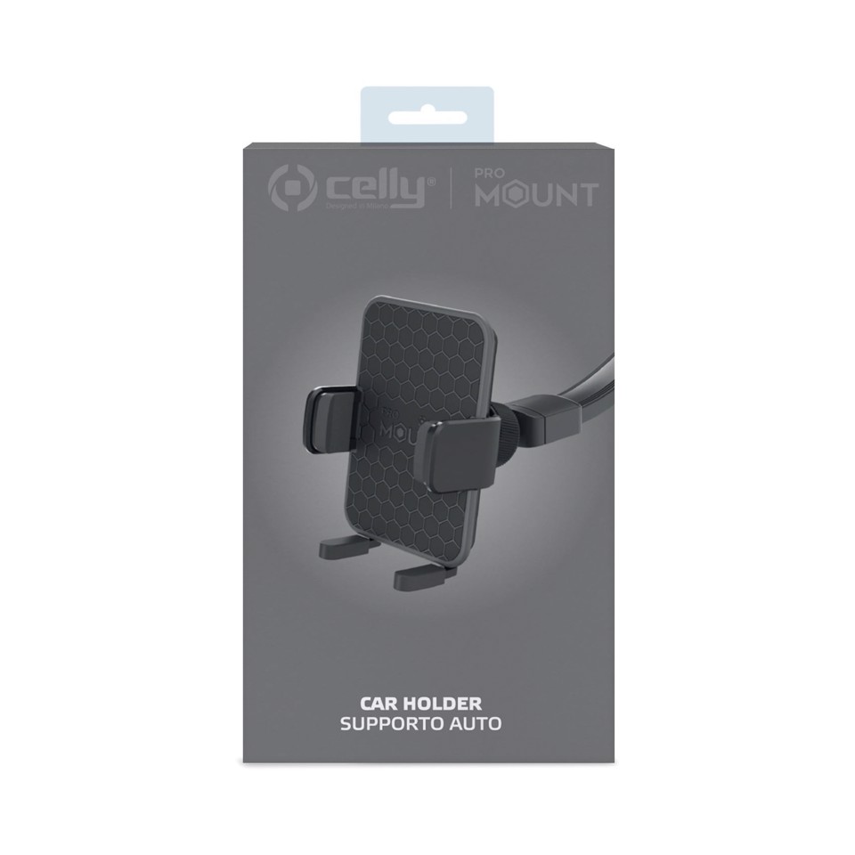 Celly MOUNTFLEXPLUSBK supporto per personal communication Supporto passivo Telefono cellulare/smartphone Nero
