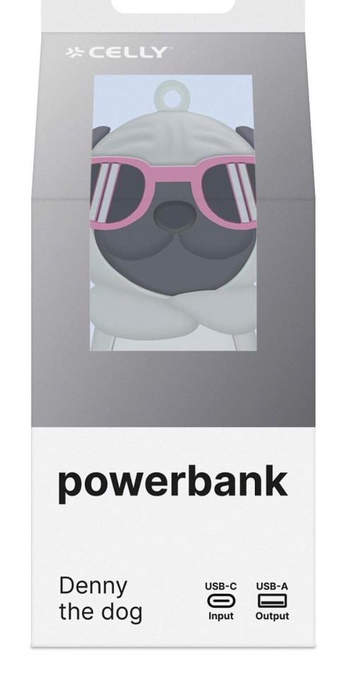 Celly PBDOG batteria portatile Polimeri di litio (LiPo) 2600 mAh Grigio