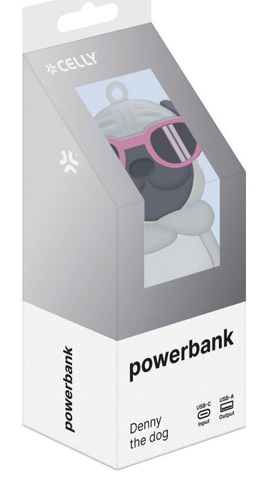 Celly PBDOG batteria portatile Polimeri di litio (LiPo) 2600 mAh Grigio