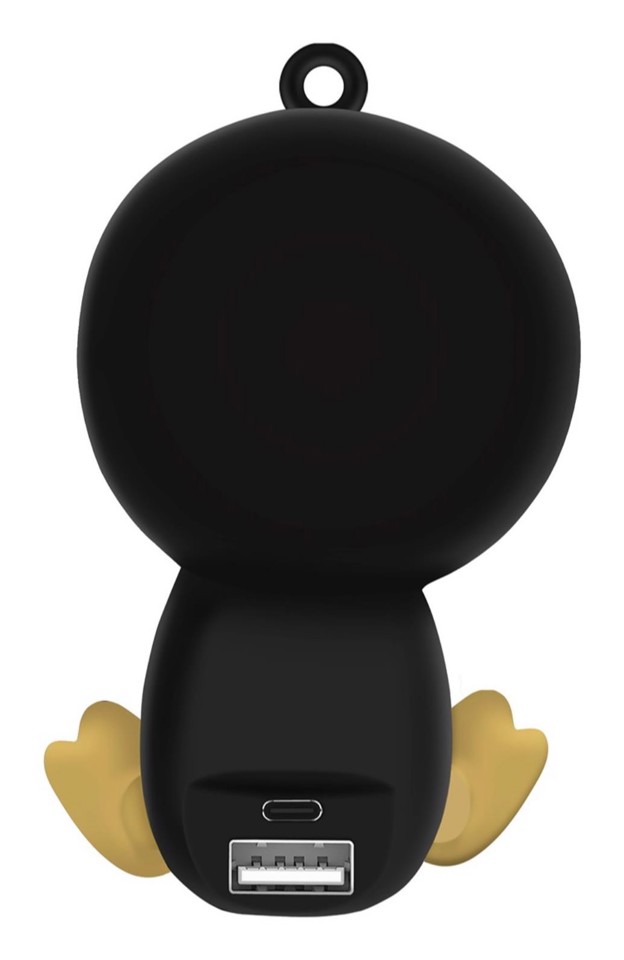 Celly PBPENGUIN batteria portatile Polimeri di litio (LiPo) 2600 mAh Nero, Bianco, Giallo