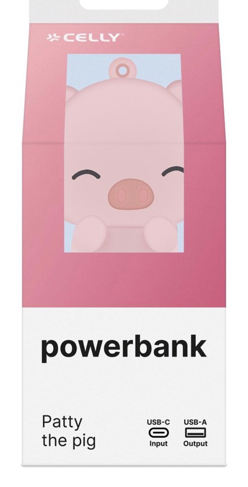 Celly PBPIG batteria portatile Polimeri di litio (LiPo) 2600 mAh Rosa