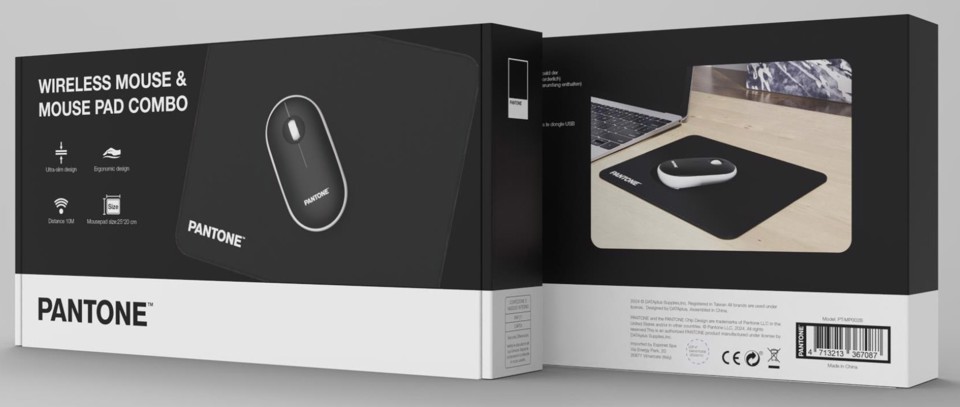 Celly PT-MP002B mouse Ufficio Ambidestro Laser 100 DPI