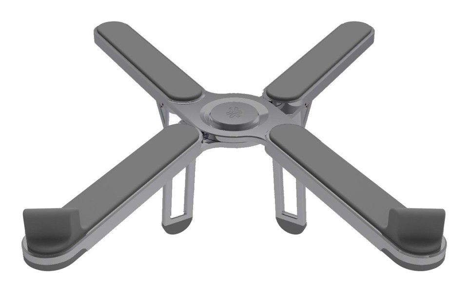 Celly SWMAGICSTANDX supporto per laptop Supporto per laptop e tablet Grigio scuro 40,6 cm (16")