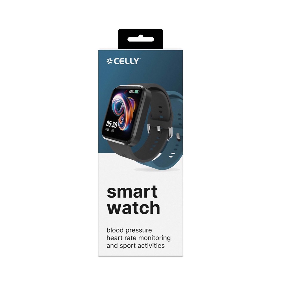 Celly TRAINERBEAT2BL smartwatch e orologio sportivo 3,66 cm (1.44") Touch screen
