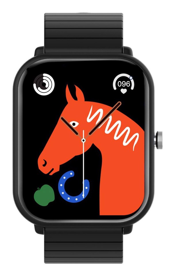 Celly TRAINERMATE2BK smartwatch e orologio sportivo 5,11 cm (2.01") Digitale 240 x 296 Pixel Touch screen Nero