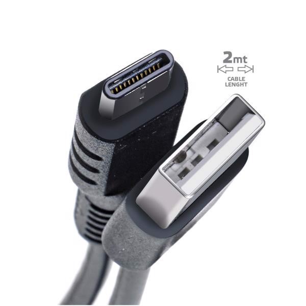 Celly USB-C2M cavo USB 2 m USB A USB C Nero