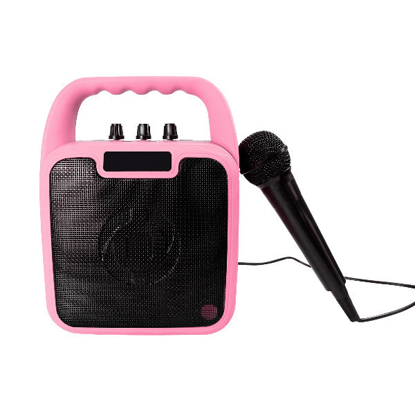 Celly WL SPEAKER + MIC + STICKER PK Altoparlante portatile mono Nero, Rosa 10 W