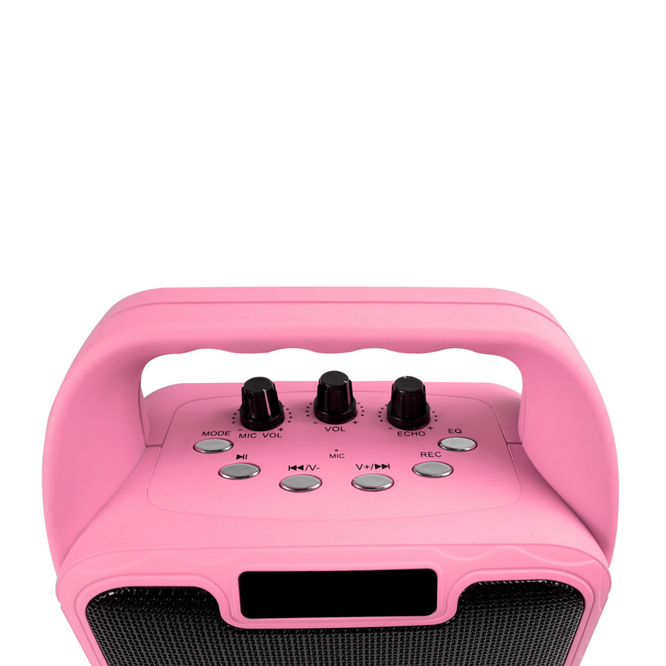 Celly WL SPEAKER + MIC + STICKER PK Altoparlante portatile mono Nero, Rosa 10 W