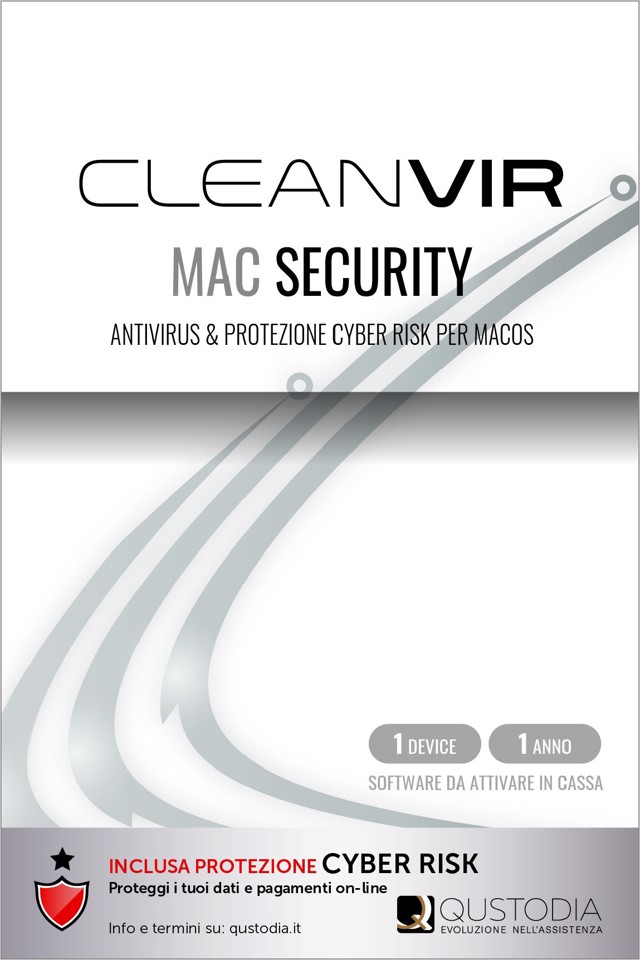 CleanVir Mac Security Antivirus & Polizza Cyber Risk Per Macos
