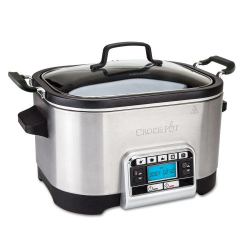 Crock-Pot CSC024 pentola a cottura lenta 5,6 L Nero, Acciaio inossidabile