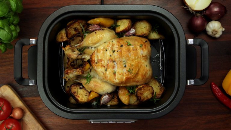 Crock-Pot CSC024 pentola a cottura lenta 5,6 L Nero, Acciaio inossidabile