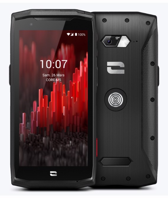 Crosscall CORE-M5 12,6 cm (4.95") Dual SIM ibrida 4G USB tipo-C 4 GB 64 GB 4000 mAh Nero