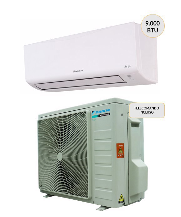 Daikin Condizionatore MONO split Inverter 9000 btu ARXC25D + ATXC25D Climatizzatore Fisso