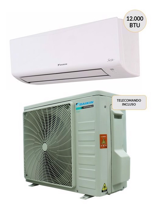 Daikin Condizionatore MONO split Inverter 12000btu ARXC35D + ATXC35D Climatizzatore Fisso