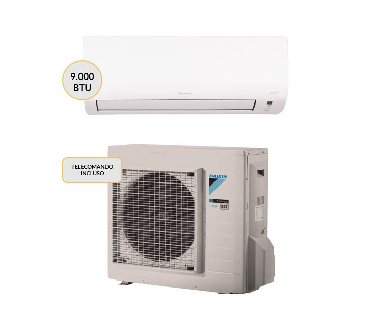 Daikin Condizionatore MONO split 9000 btu Wi-Fi ARXD25A + ATXD25A Climatizzatore Fisso