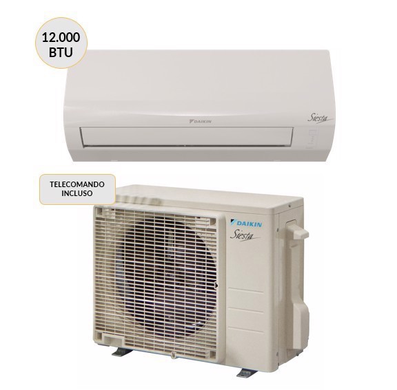 Daikin Condizionatore MONO split Inverter 12000 btu Wi-Fi ARXF35F + ATXF35F Climatizzatore Fisso