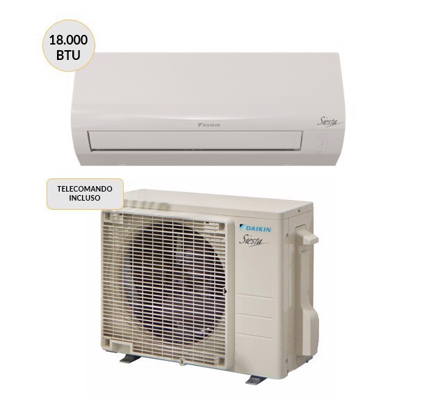 Daikin Condizionatore MONO split Inverter 18000 btu Wi-Fi ARXF50F + ATXF50F Climatizzatore Fisso