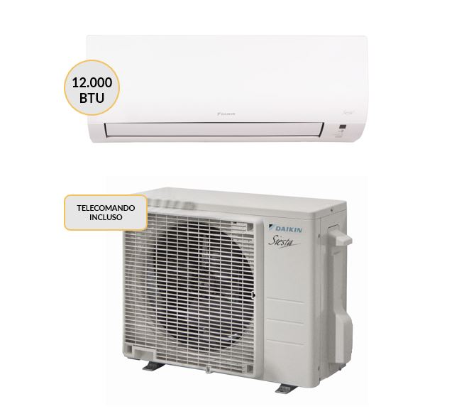 Daikin Condizionatore MONO split Inverter 12000 btu WiFi ATXP35N + ARXP35N Climatizzatore Fisso