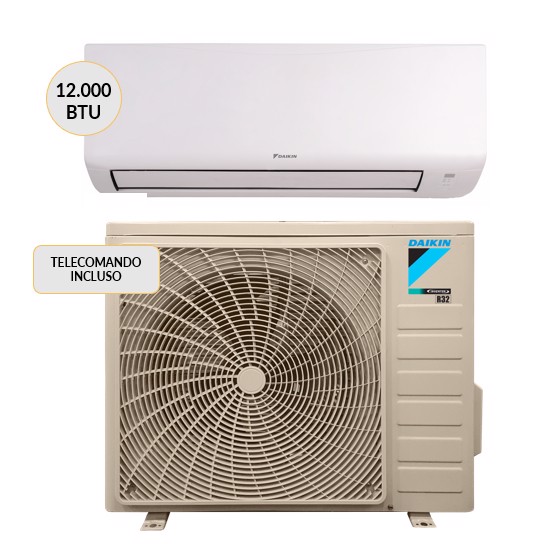 Daikin Condizionatore MONO split Inverter 12000 btu RXC35D + FTXC35D Climatizzatore Fisso
