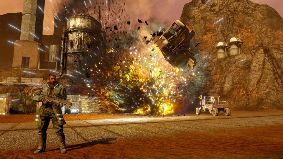 Deep Silver Red Faction Guerrilla Re-Mars-tered, PS4 Rimasterizzata Tedesca, Inglese, ESP, Francese, ITA, Russo PlayStation 4