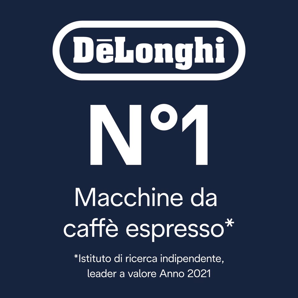 De’Longhi Dedica Arte La Specialista Arte - Macchina per Caffè in chicchi Manuale, Montalatte manuale, 1400W, Metal Black (EC9155.MB)