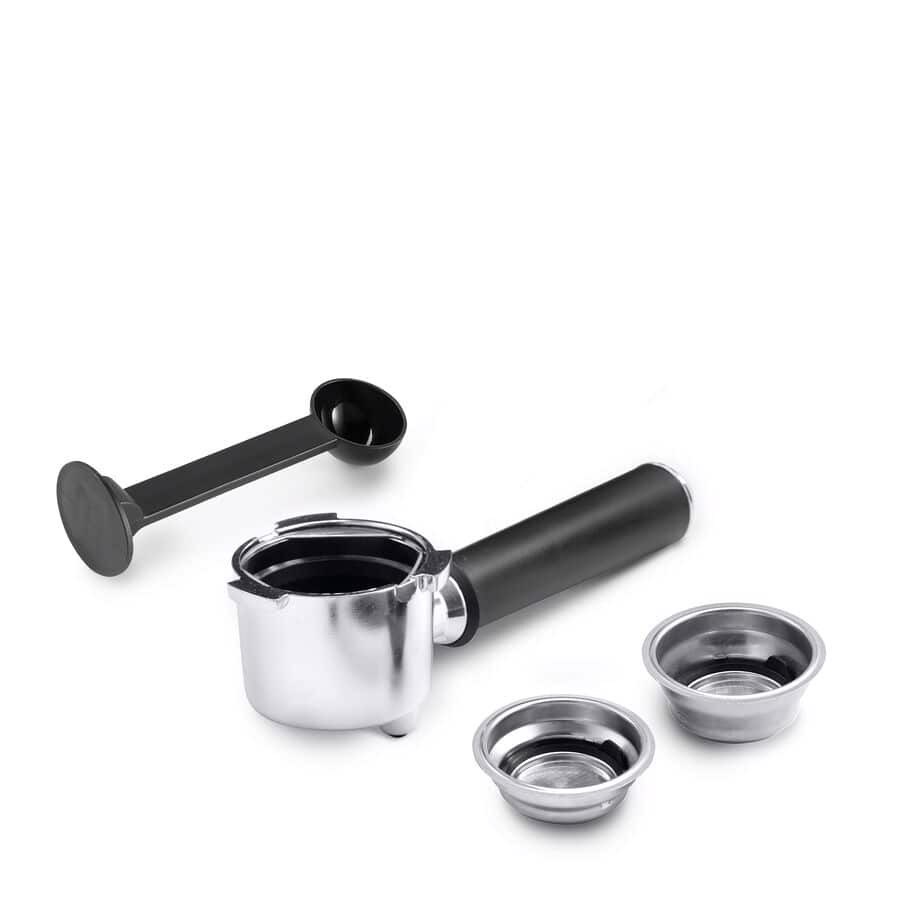 De’Longhi Dedica Style Dedica - Macchina da Caffè Manuale Espresso e Cappuccino, Polvere e Cialde ESE,1.1L, Argento (EC685.M)