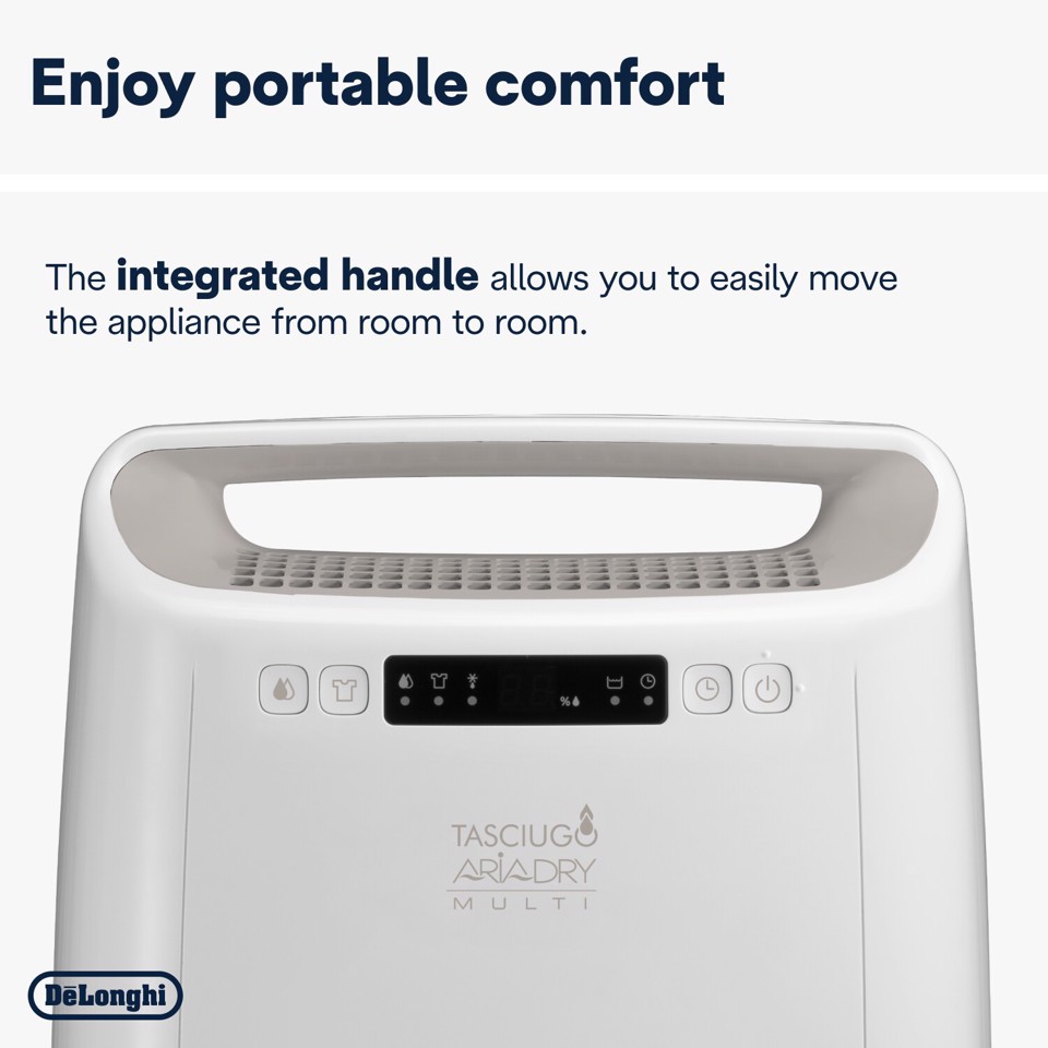 De’Longhi Deumidificatore Tasciugo AriaDry Multi 14L/24h