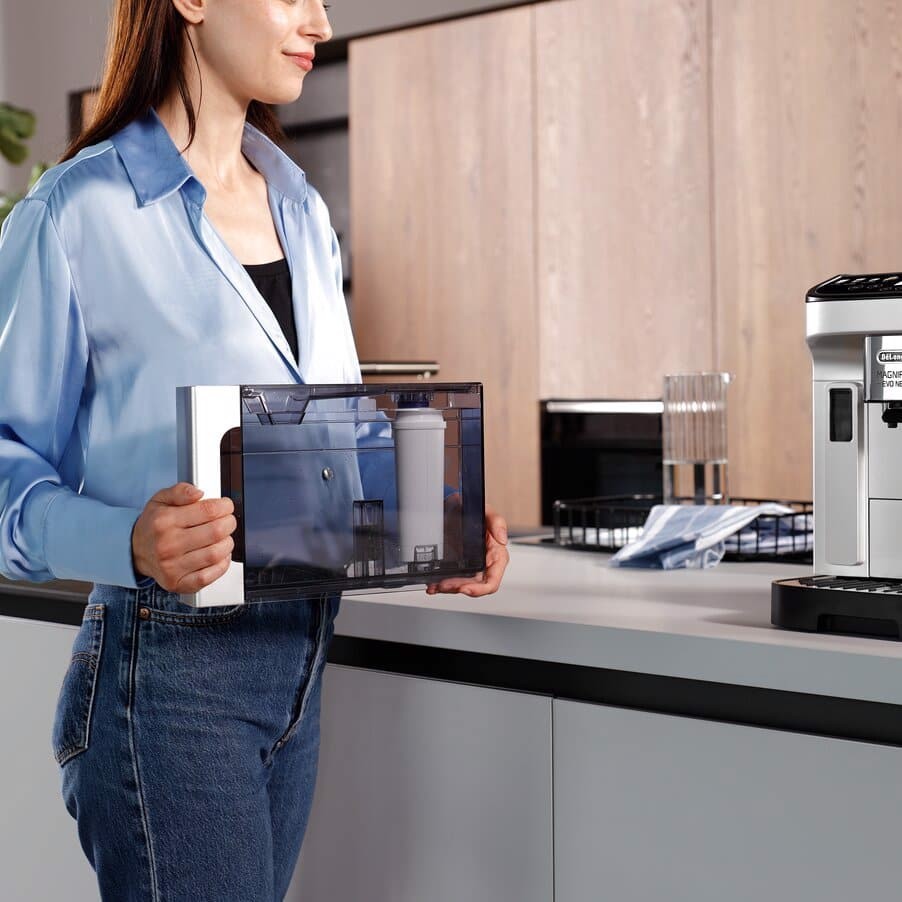 De’Longhi DLSC002, Filtro Acqua, Addolcitore e Purificatore per Macchine Automatiche Per Caffè in Chicchi