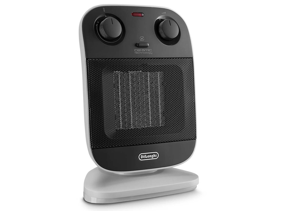 DeLonghi HFX60E20 stufetta elettrica Interno Nero 2000 W Riscaldatore ambiente elettrico con ventilatore