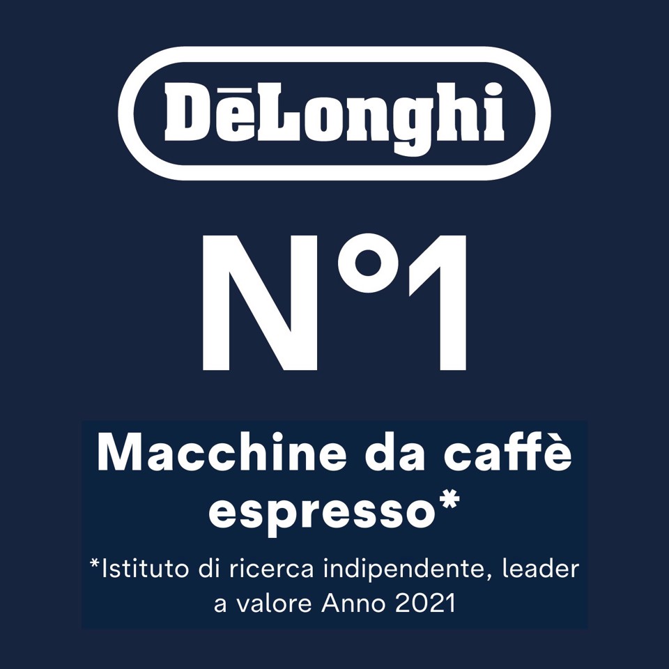 De’Longhi Magnifica Start ECAM220.60.B, Macchina Automatica per Caffè in Chicchi, Cappuccino al tocco di un tasto con la Caraffa Montalatte Automatica, 4 bevande dirette, Pannello Comandi con Icone Retroilluminate, Black
