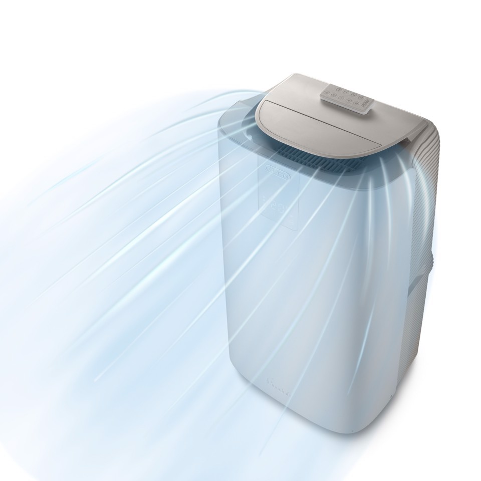 De’Longhi Pinguino - Climatizzatore portatile monoblocco, Bianco (PACAP98GENTLEJET)