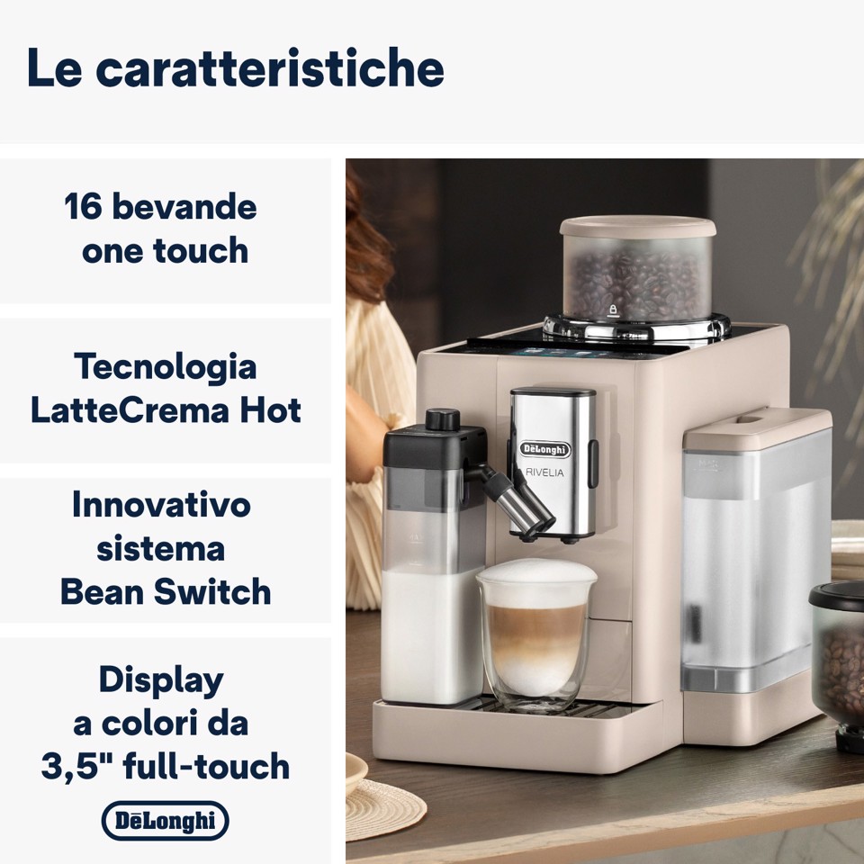 De’Longhi Rivelia EXAM440.55.BG Automatica Macchina per espresso 1,4 L