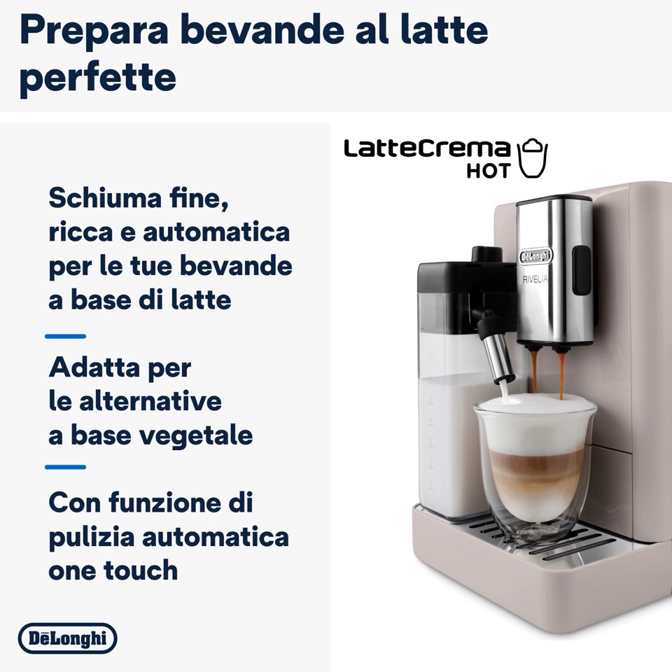 De’Longhi Rivelia EXAM440.55.BG Automatica Macchina per espresso 1,4 L