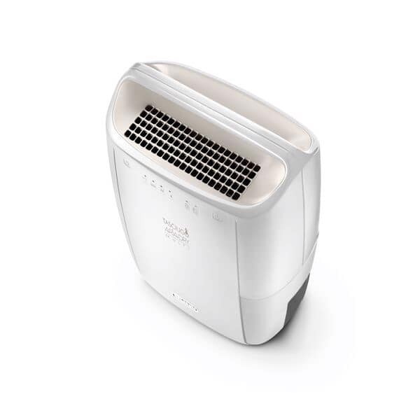 De’Longhi Tasciugo AriaDry - Deumidificatore, Capacità deumidificazione 10l/24h, Serbatoio 2,1L, Bianco (DEX210SF)