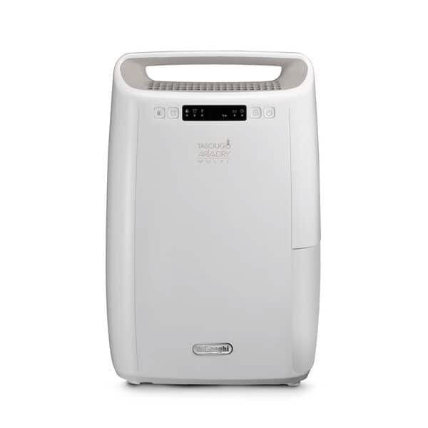 De’Longhi Tasciugo AriaDry - Deumidificatore, Capacità deumidificazione 14l/24h, Serbatoio 2,1L, Bianco (DEXD214RF)