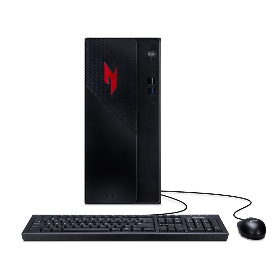DESKTOP GAMING NITRO N20-101-MTL - NERO