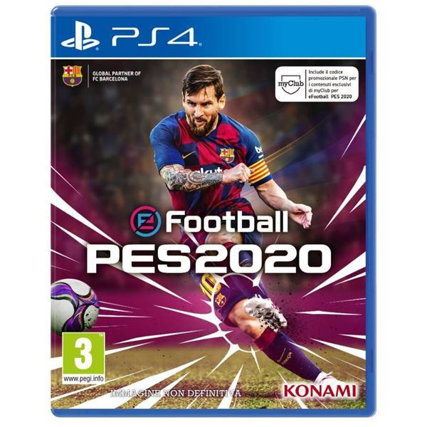Digital Bros eFootball PES 2020, PS4 Basic PlayStation 4