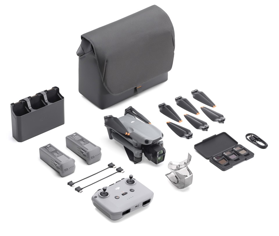 DJI Air 3s 4 rotori Quadrirotore 50 MP 3840 x 2160 Pixel 4276 mAh Grigio