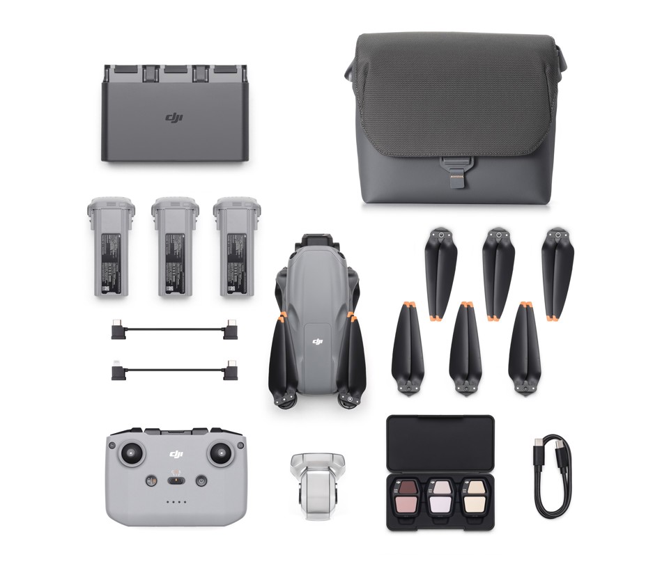 DJI Air 3s 4 rotori Quadrirotore 50 MP 3840 x 2160 Pixel 4276 mAh Grigio