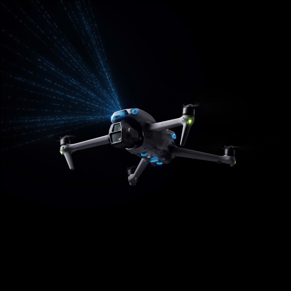 DJI Air 3s 4 rotori Quadrirotore 50 MP 3840 x 2160 Pixel 4276 mAh Grigio